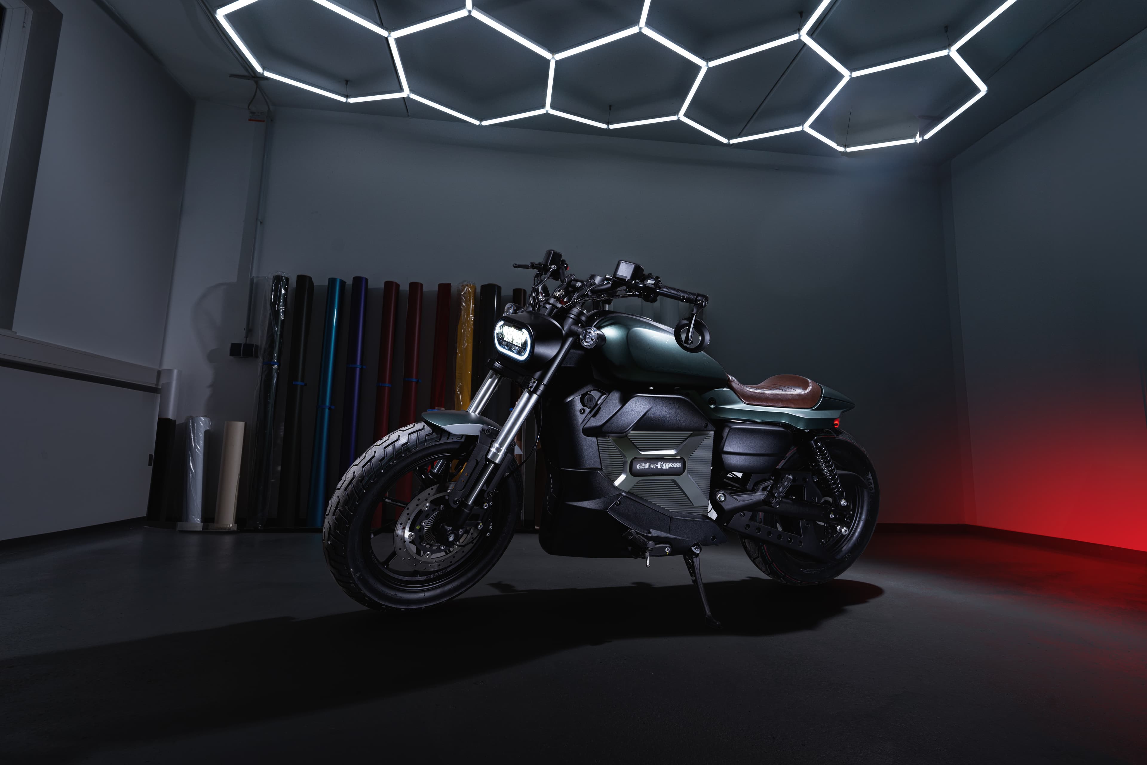 Motorrad-Umbau – Foliert